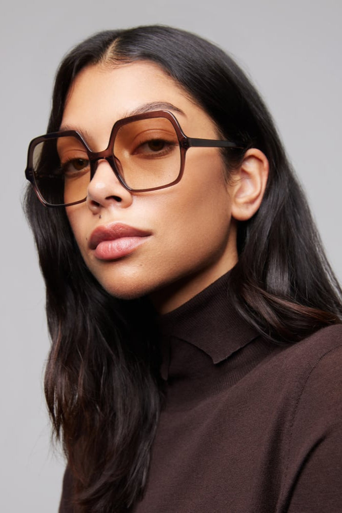 Natalie Tinted læsebrille - mørkebrun